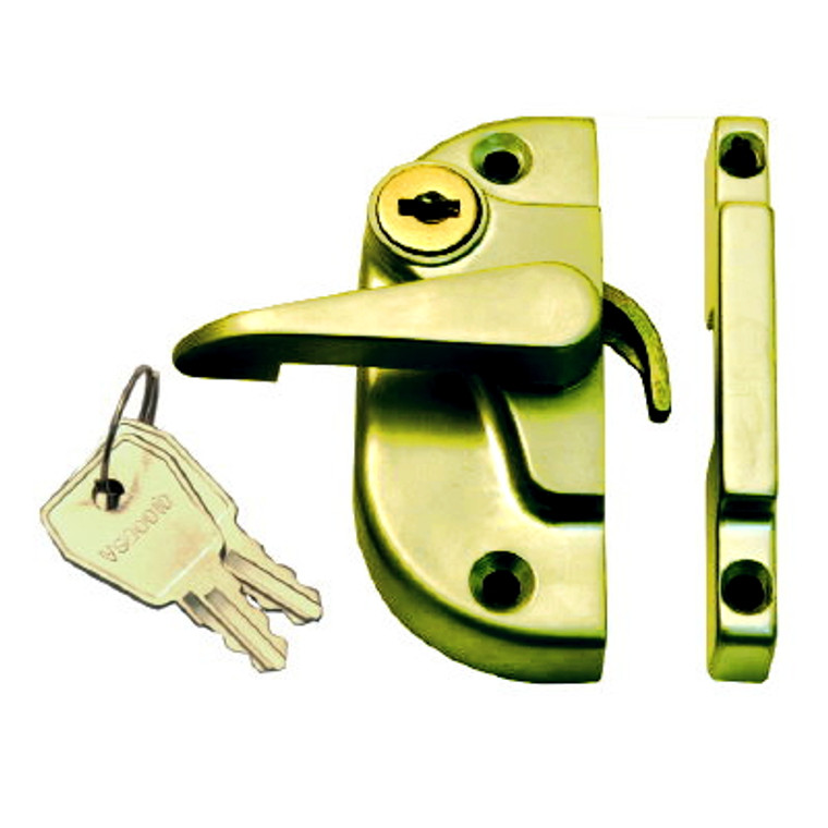 Brass H/D Narrow Locking Fitch Fastener Cut Key Pre Packed