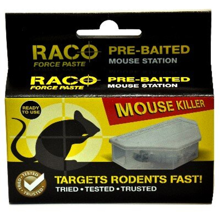 Raco Pre-Bated Mouse Station Pre Packed