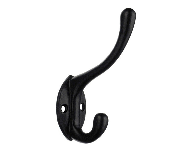 Hat & Coat Hook Antique Black