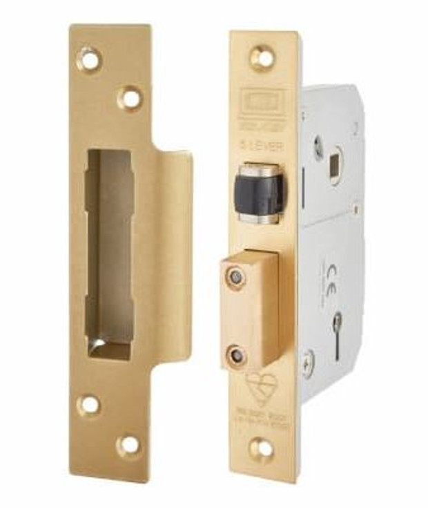 Union 3K74E Sashlock Bsa Brass 5L 80mm Pre Packed-1670334548