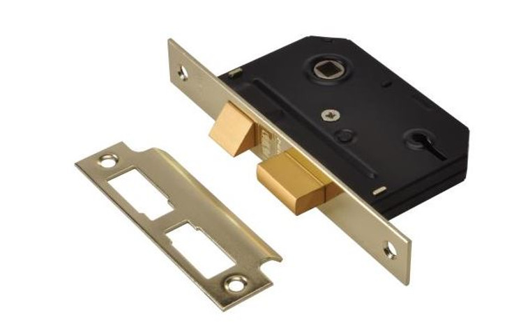 Union 3L Essentials Sashlock 75mm Brass Pre Packed-1670335559