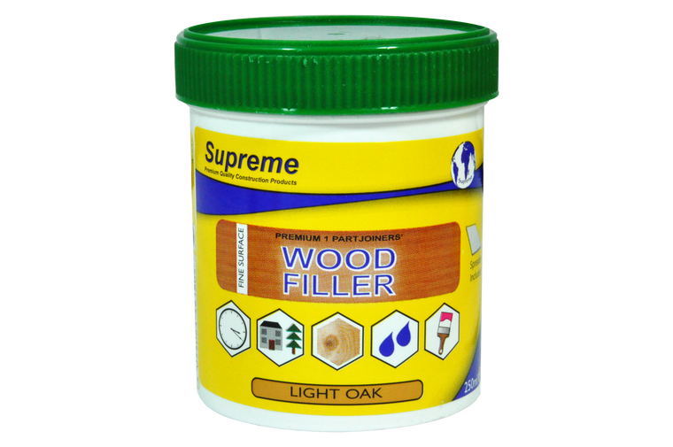 Supreme Wood Filler Light Oak 250ml
