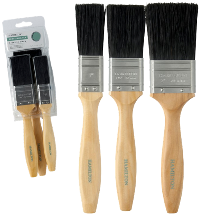 Hamilton Paint Brush (3Pcs) Set 25mm, 38mm & 50mm