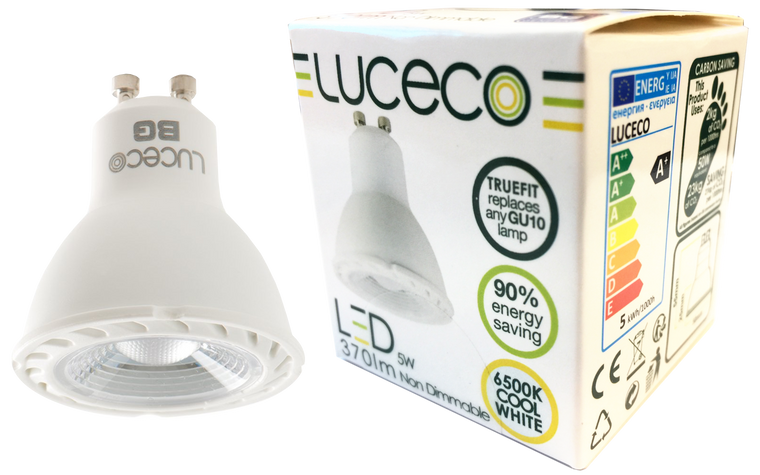 Luceco Led Bulb 5W Gu10 Warm White Non Dimmable X10