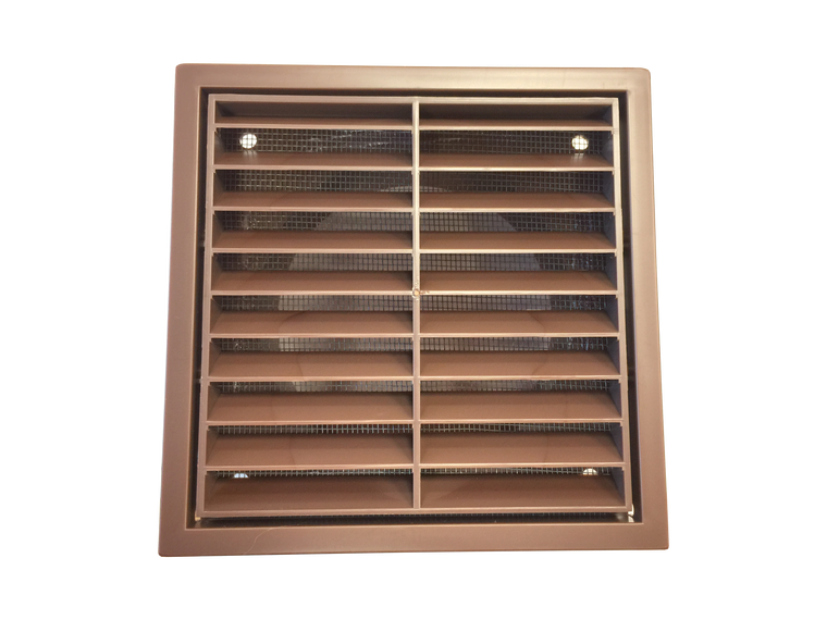 Fixed Vent 140X140Mm Brown (100Mm Duct)