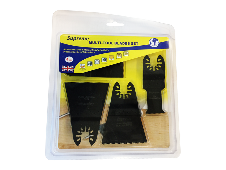 Supreme Multi-Tool Blade Set 4Pc