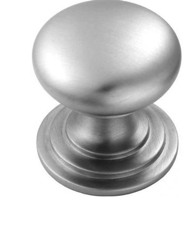 42mm Satin Heavy Duty Knob With Base Pre Packed