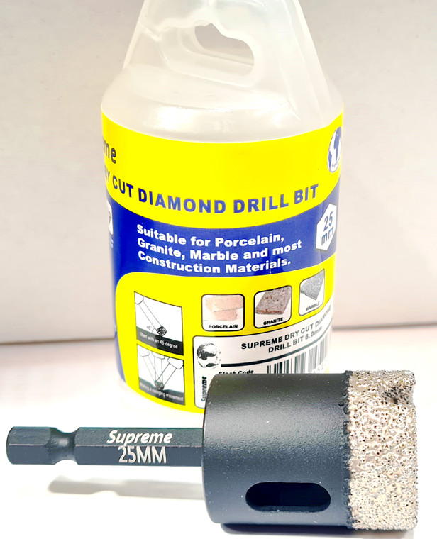 Dry Cut Diamond Drill Bit 25mm