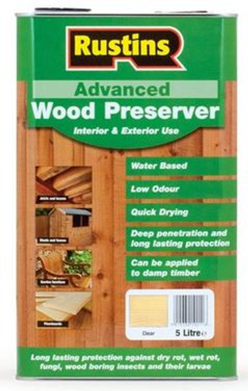 Advanced Wood Preserver 5Ltr Clear