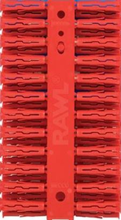 Rawlplug Red Wall Plugs Uno 96S (X10)