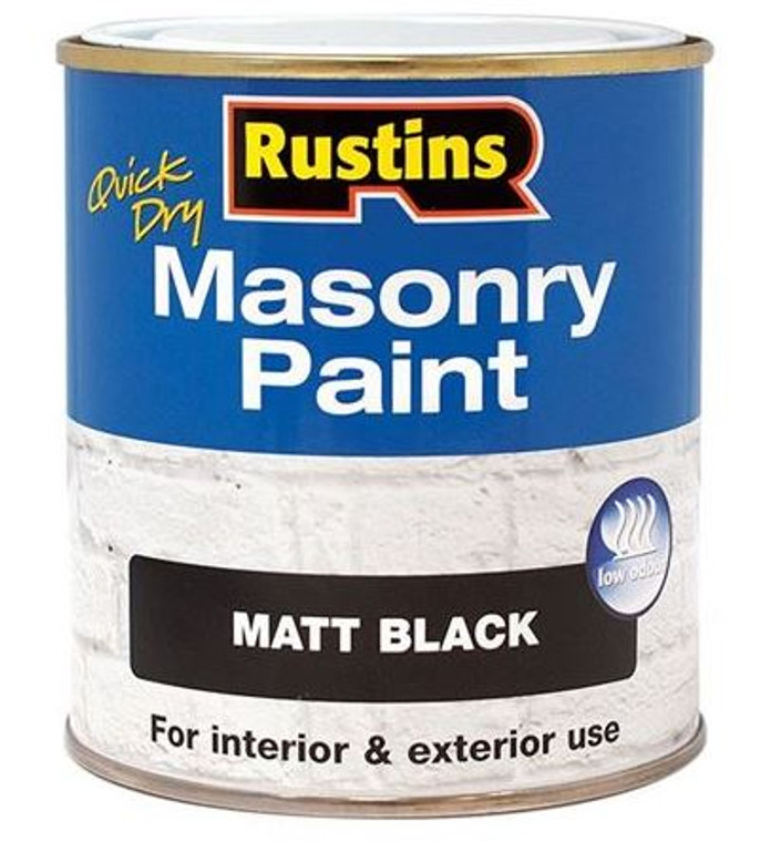 Masonry Paint Black 500ml