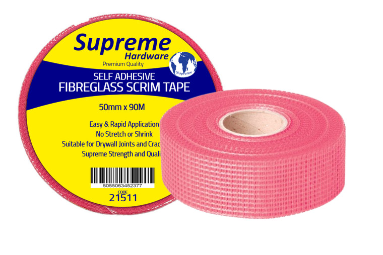 Supreme S/Adh Scrim Pink 100Mm X 90M