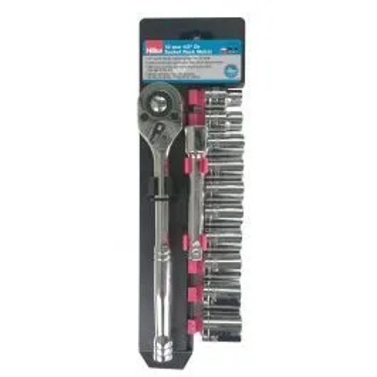 12 Pc Socket Set 10-24 mm