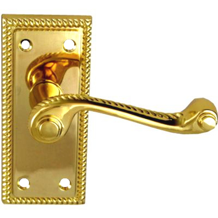 Georgian Latch Handle Brass