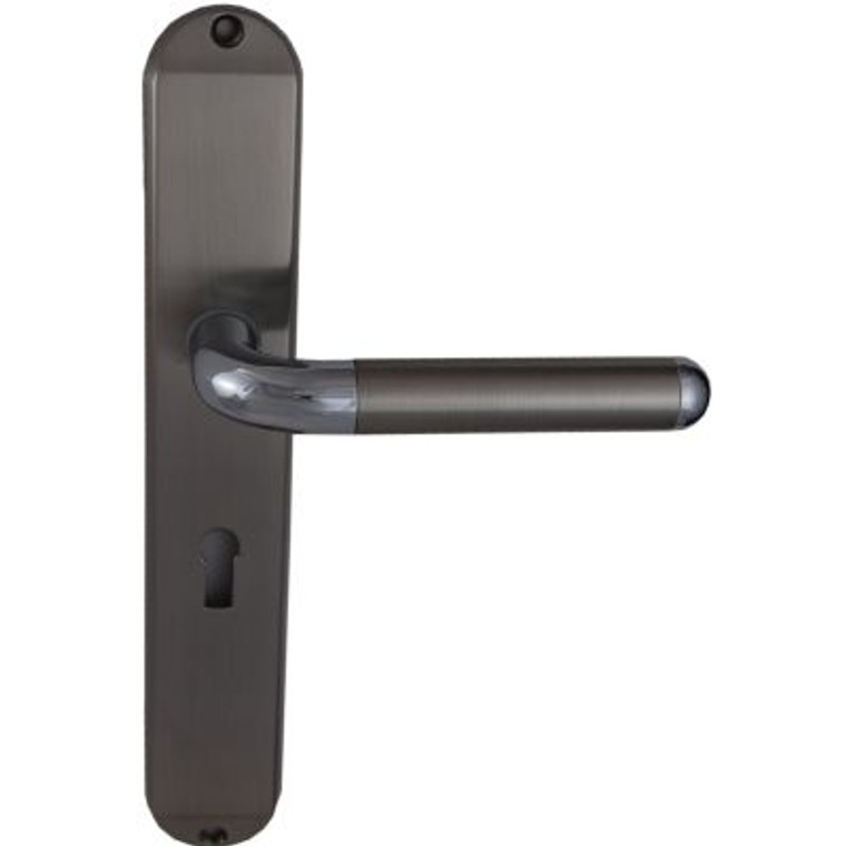 Swindon Lock Handle Sn/Cp Mix