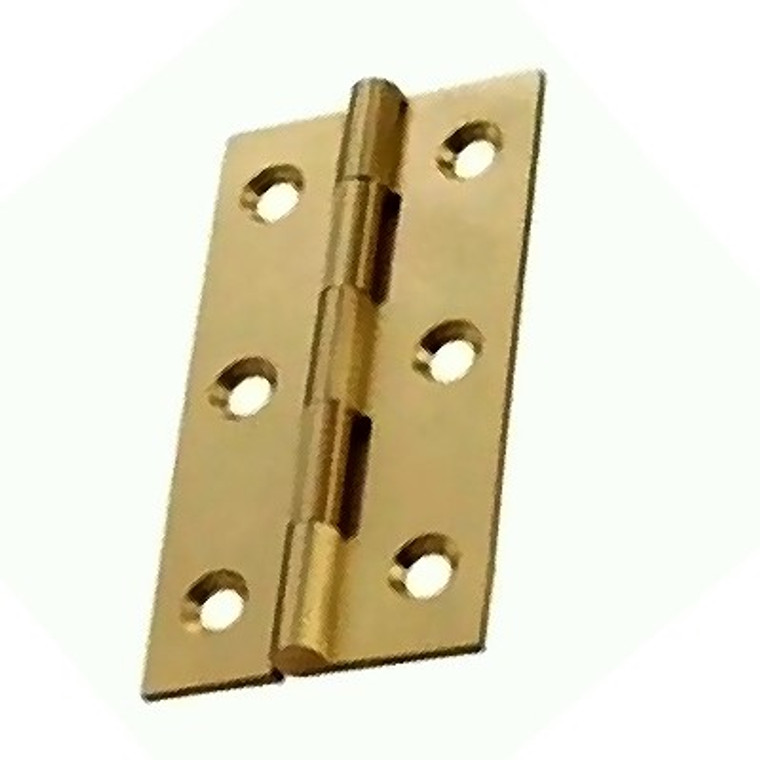 Hinge Drawn Brass 75X41mm