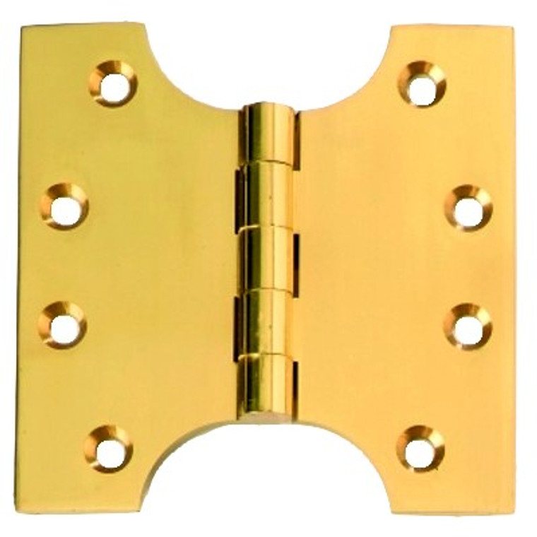 Hinge Parliament Pol Brass 100X75X125mm