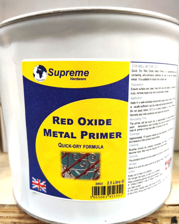 Supreme Grey Oxide Primer 2.5Ltr