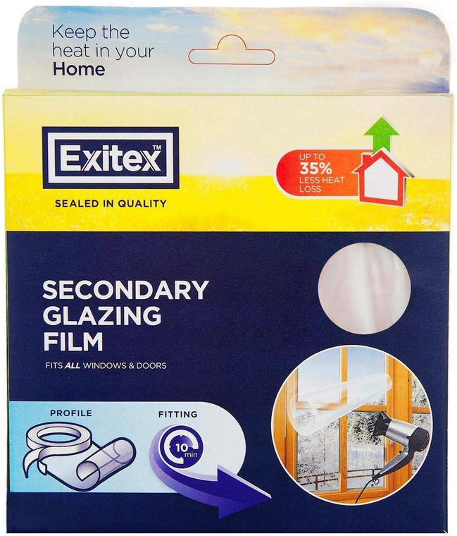 Seasonal Double Glazing Film 4.5 Sq.M (1.5 X 2.7 M)