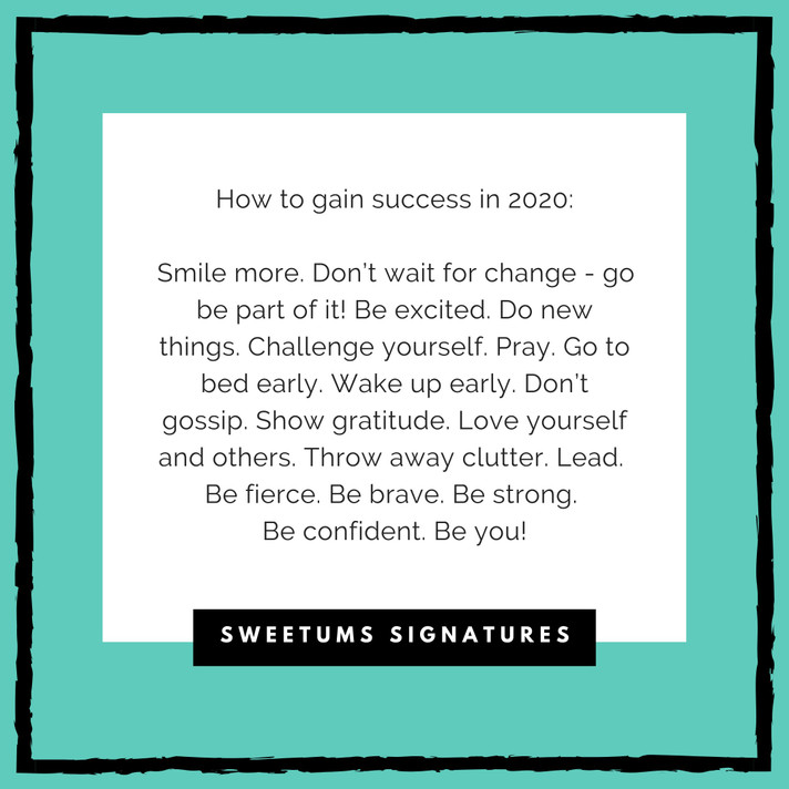 New Year...New Beginnings! 