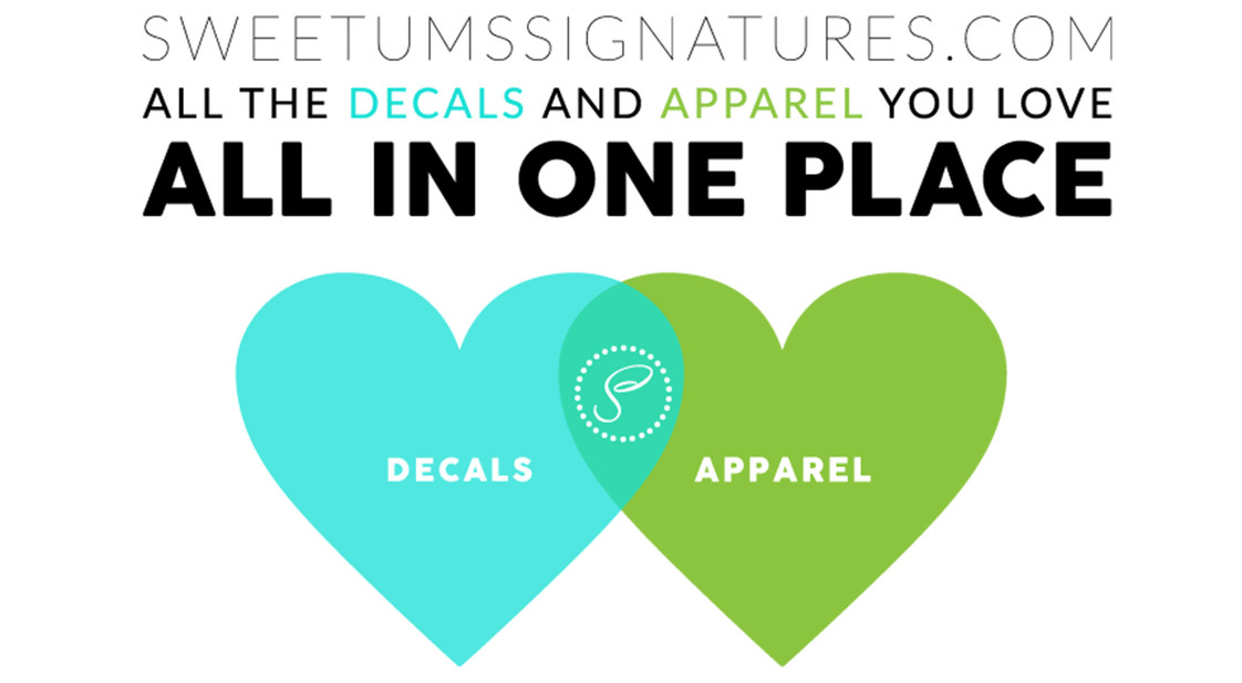 The Decals and Apparel you love… Together!