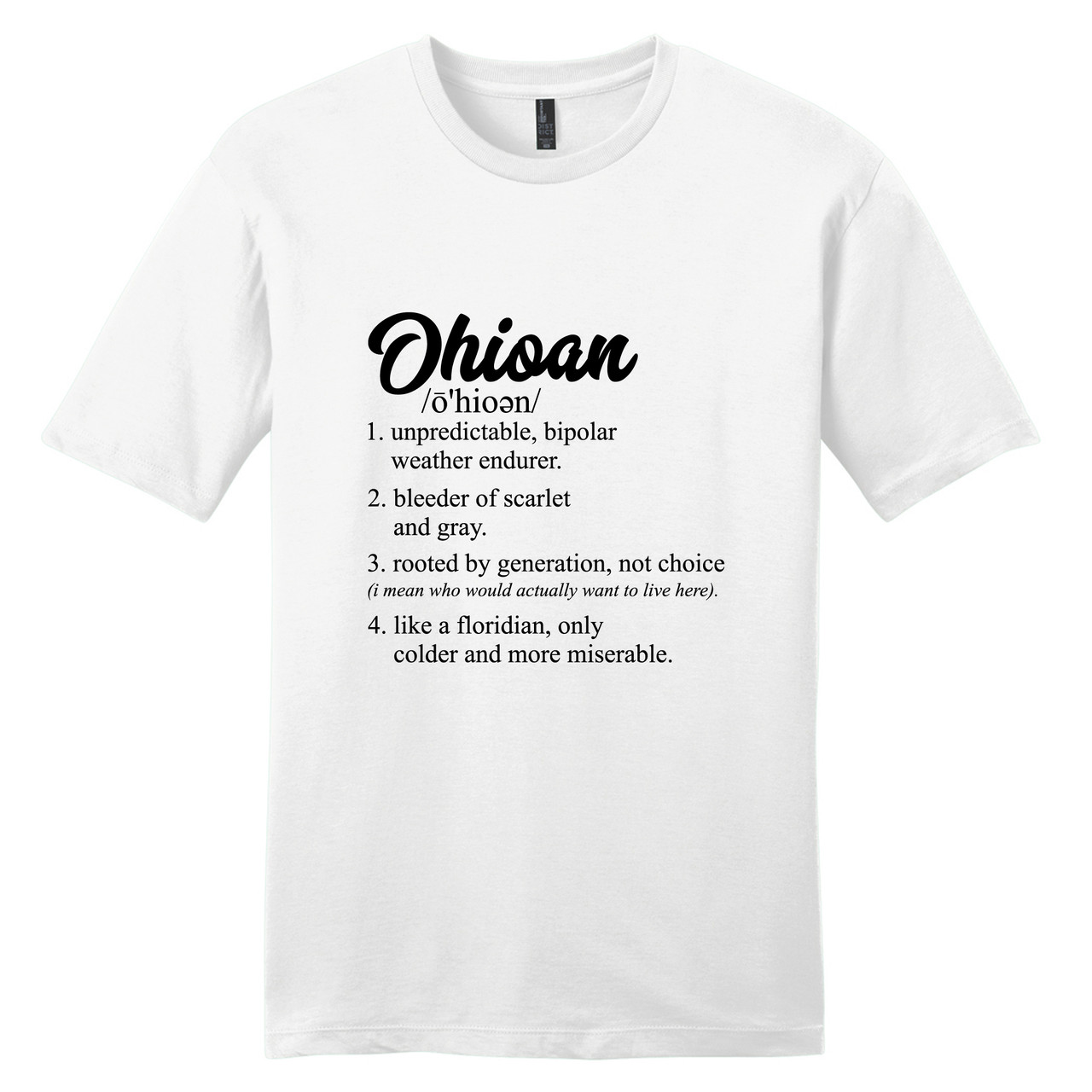 Ohioan Definition T Shirt