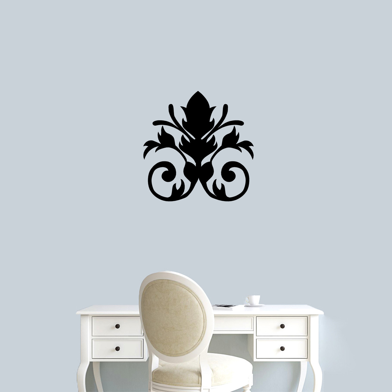 damask wall decals