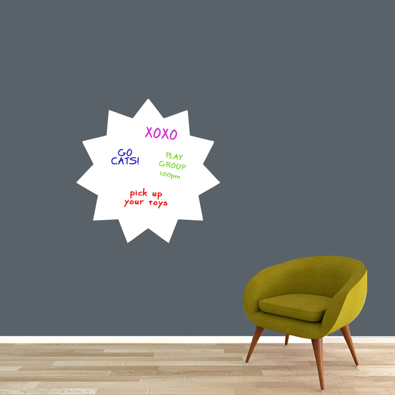 Dry Erase Thought Bubble Wall Decal