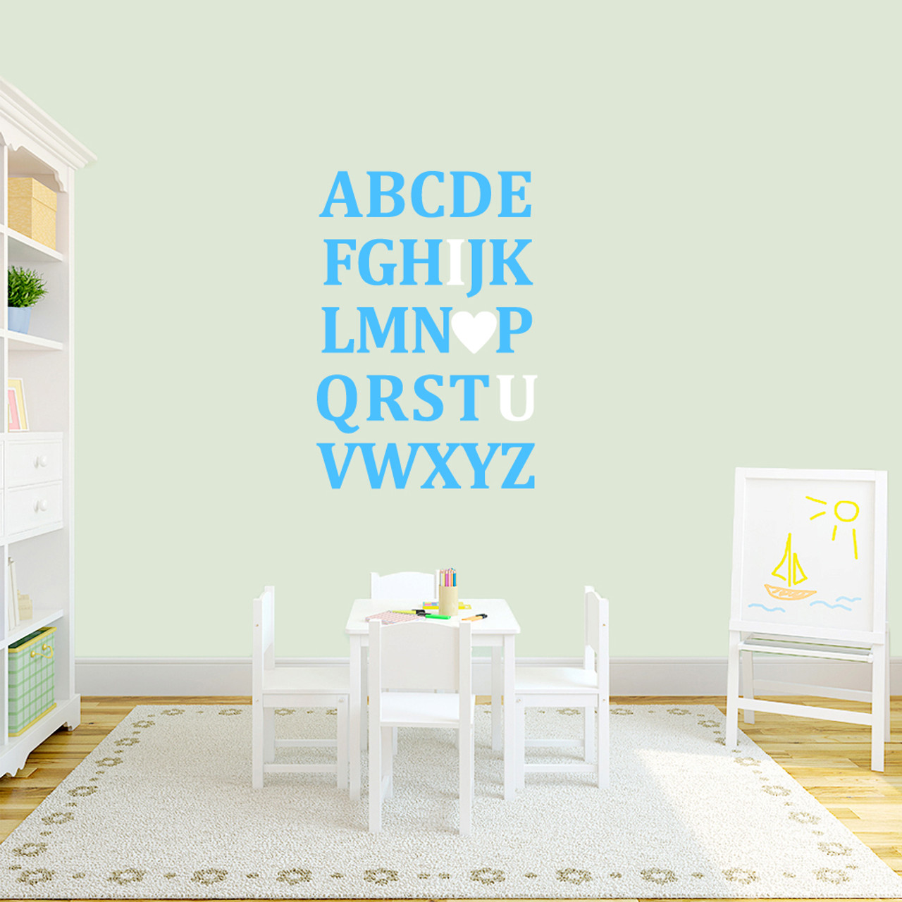 alphabet wall decals