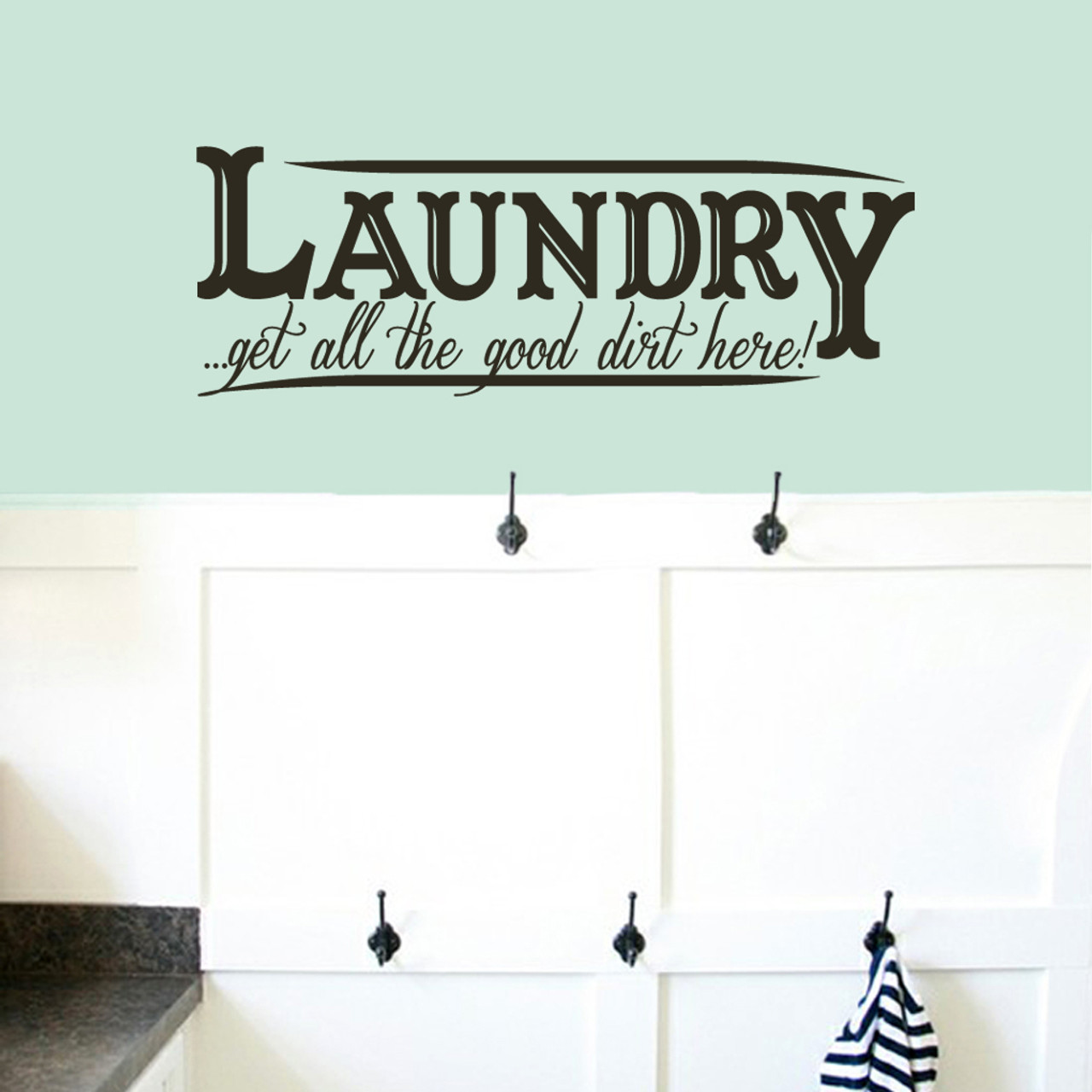 Stickers Wall Laundry, Laundry Room Wall Decal Decor