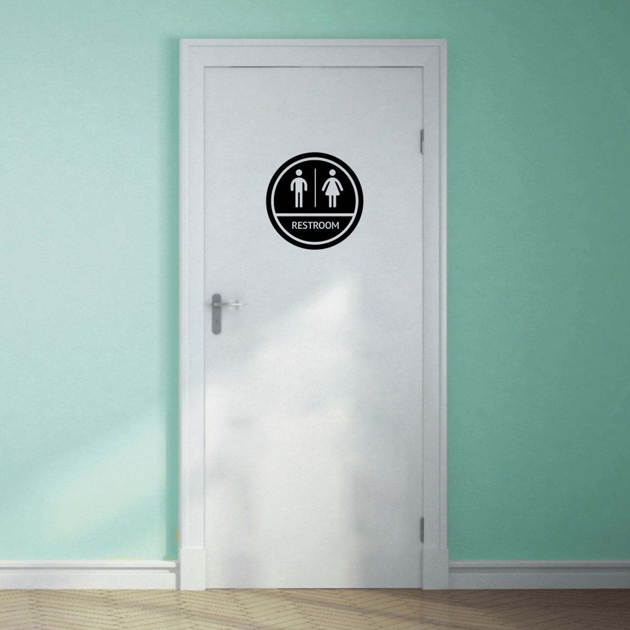 Restroom Sign Wall Decal Home Decor Wall Decals