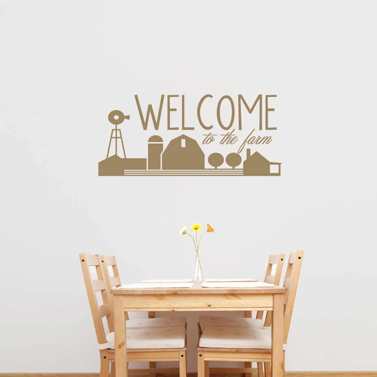 Welcome To The Farm Entryway Wall Decals And Stickers