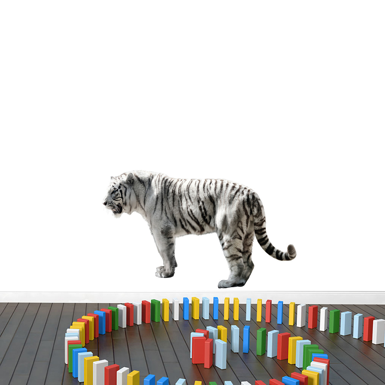 Realistic Tiger 3D Wall Stickers - 3D Wall Stickers