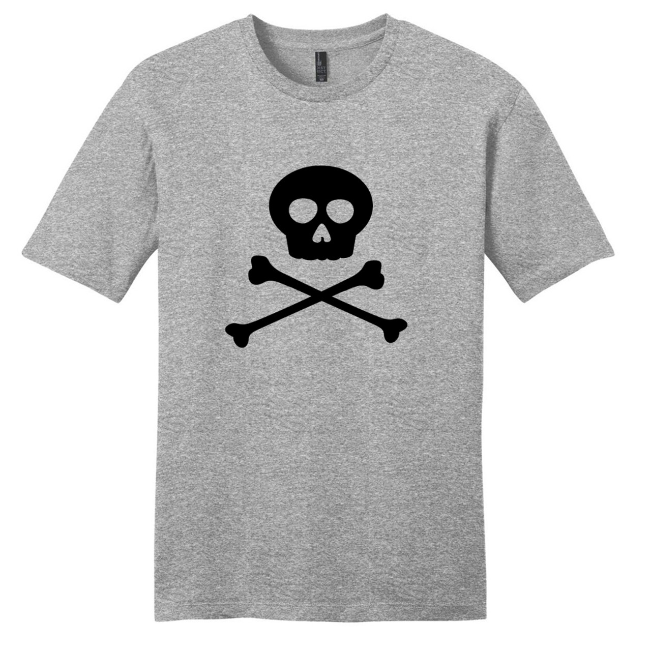 Skull and crossbones t shirt clearance