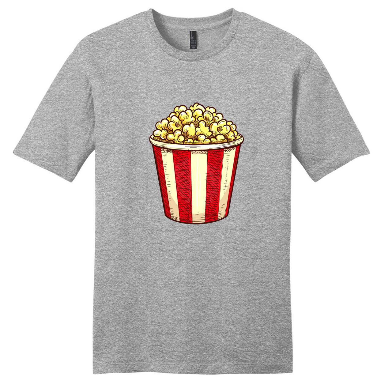 Multiple Colors Popcorn Women's Short Sleeve T-Shirt Embroidered Women's Tee Gift