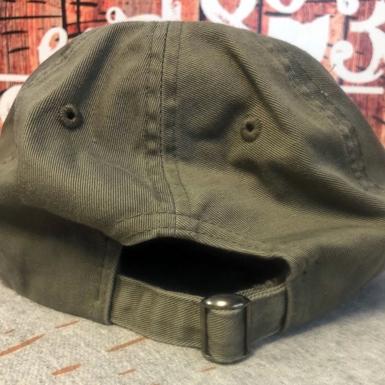 Light Olive Distressed Vintage Soul Ohio Patch Cap