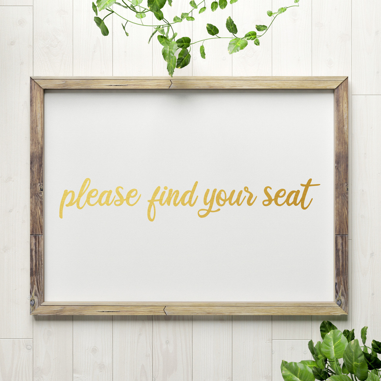 Wedding Seating Chart Decal