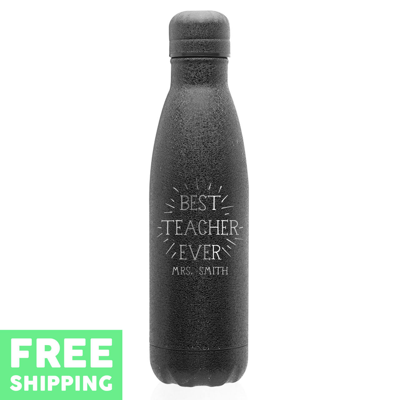 Custom Inspirational Quotes Water Bottle - 17 oz. - Stainless