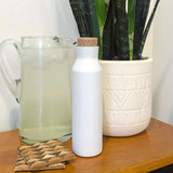 Willard Flashes Engraved 20 oz. Stainless Bottle With Faux Cork Screw Top