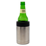 Lucky Ohio Engraved 10 oz. Stainless Three-in-One Bottle Can Holder Tumbler