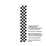 Checkerboard Pattern Wall Decal