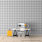 Grid Pattern Wall Decal