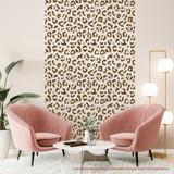 Leopard Print Pattern Wall Decal