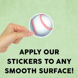 Baseball Mini Sticker