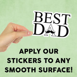 Best Dad Mini Sticker
