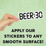 Beer 30 Mini Sticker
