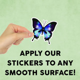 Blue Butterfly Mini Sticker