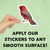 Cardinal Mini Sticker