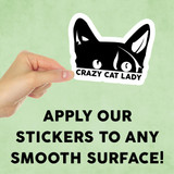 Crazy Cat Lady Mini Sticker