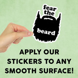 Fear the Beard Mini Sticker